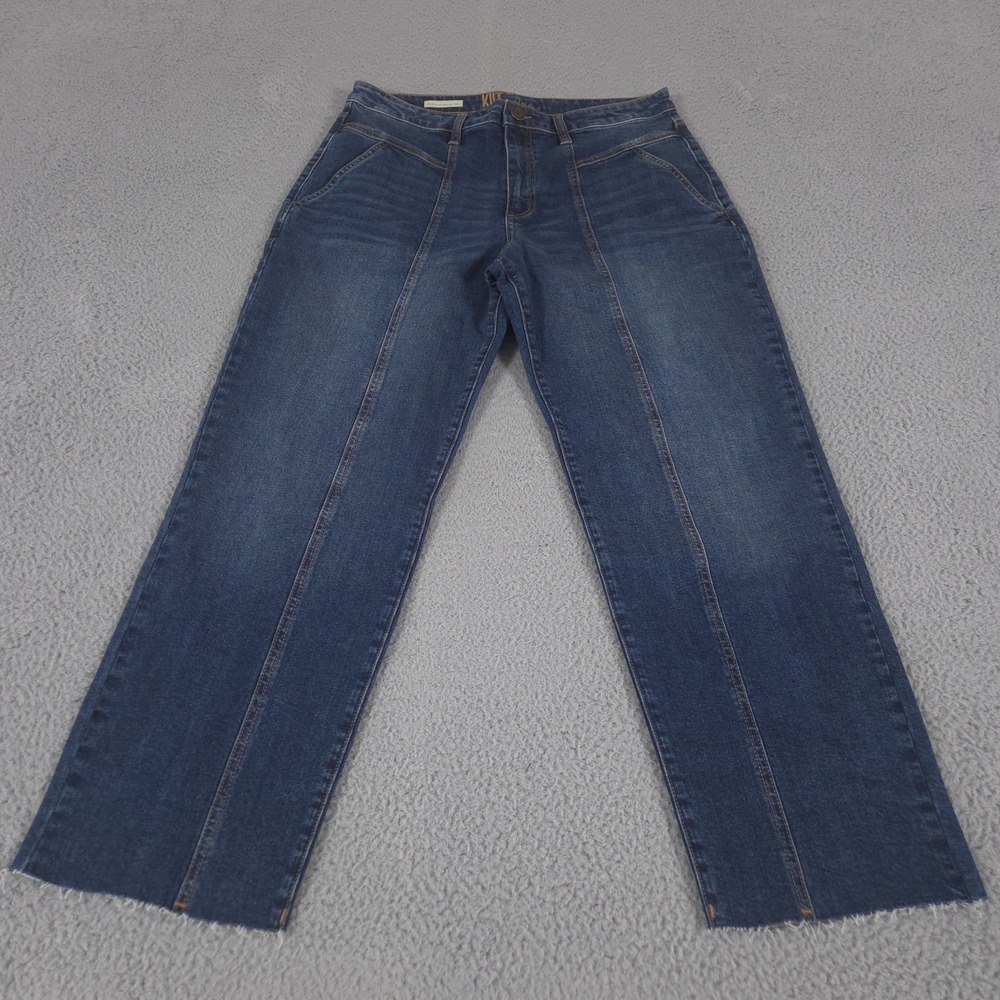 Kut From The Kloth Jeans Womens 12 Blue‎ Leslie High Rise Baggy Boyfriend Preppy